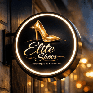 Yuvarlak Ayakkabı Firması Tabelası